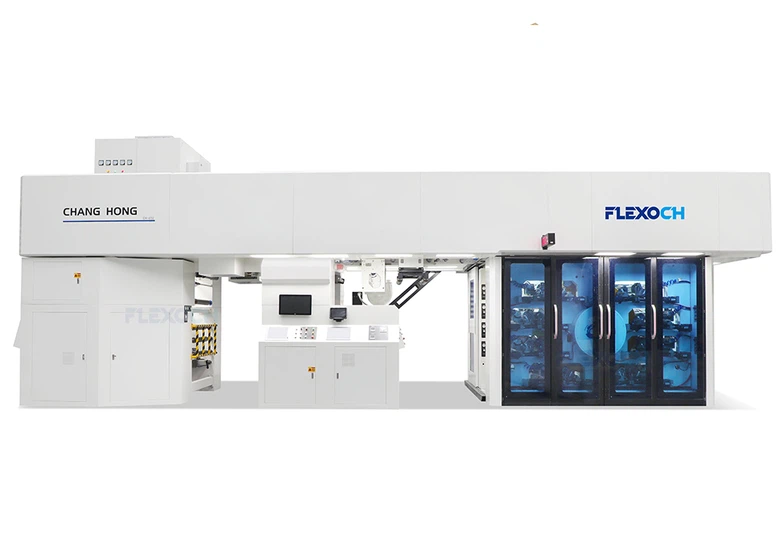 Gearless flexo printing press Gearless flexo printing press